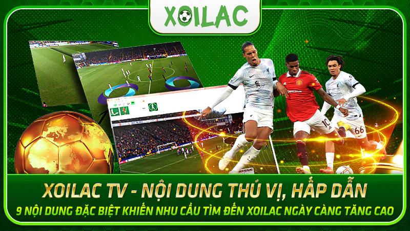 Các giải đấu bóng đá được phát sóng trên Xoi Lac TV